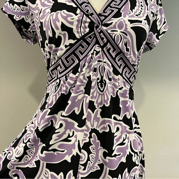 Apt 9 v-neck short sleeve mini Dress size PM - Picture 4 of 12
